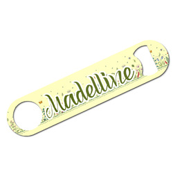 Nature Inspired Bar Bottle Opener - White w/ Name or Text
