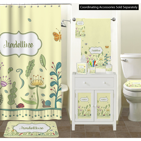 Nature & Flowers Bathroom Scene
