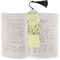 Nature & Flowers Bookmark with tassel - In book