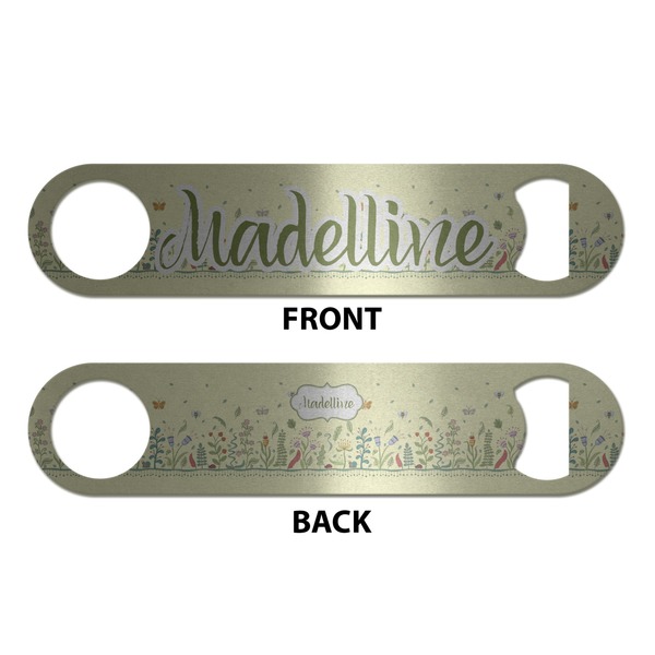 Nature & Flowers Bottle Opener - Front & Back
