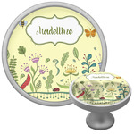 Nature Inspired Cabinet Knob (Silver) (Personalized)