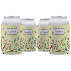 Nature Inspired Can Cooler (12 oz) - Set of 4 w/ Name or Text