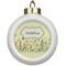 Nature Inspired Ceramic Ball Ornament (Personalized)