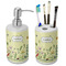 Nature Inspired Ceramic Bathroom Accessories Set (Personalized)