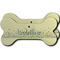 Nature Inspired Ceramic Dog Ornament - Front & Back w/ Name or Text