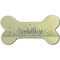 Nature Inspired Ceramic Dog Ornament - Front w/ Name or Text