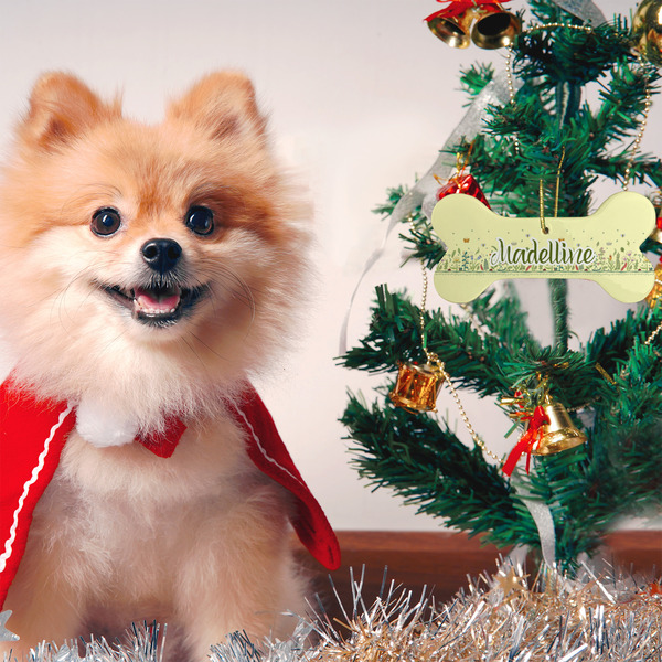 Nature Inspired Ceramic Flat Ornament - Bone (LIFESTYLE)