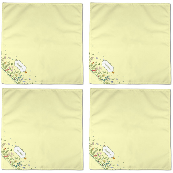 Nature Inspired Cloth Napkins - Personalized Dinner (APPROVAL) Set of 4