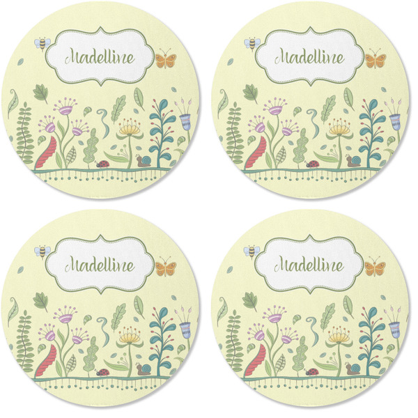Nature Inspired Coaster Round Rubber Back - Apvl