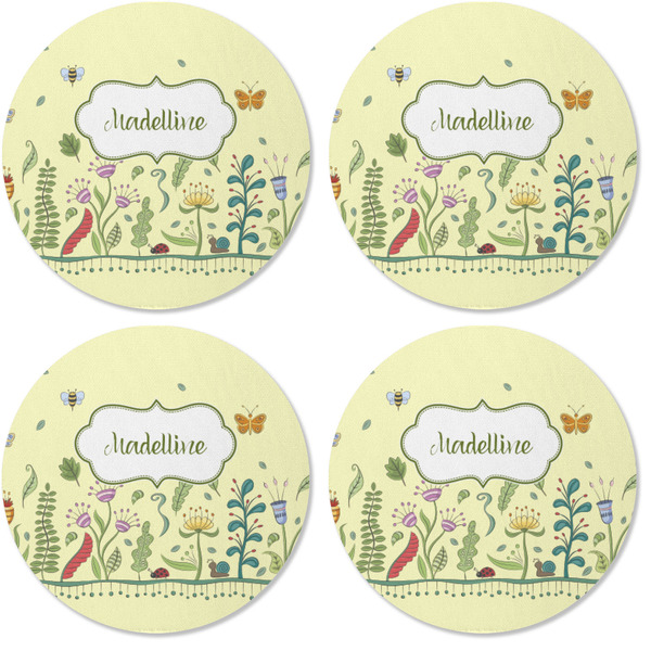 Nature Inspired Coaster Round Rubber Back - Apvl