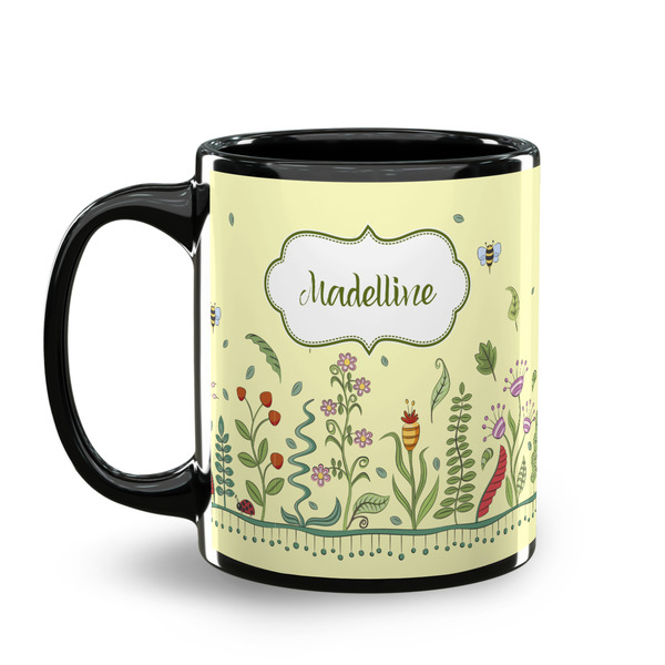 Nature Inspired Coffee Mug - 11 oz - Black