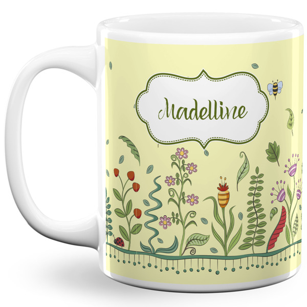 Custom Nature Inspired 11 Oz Coffee Mug - White (Personalized)