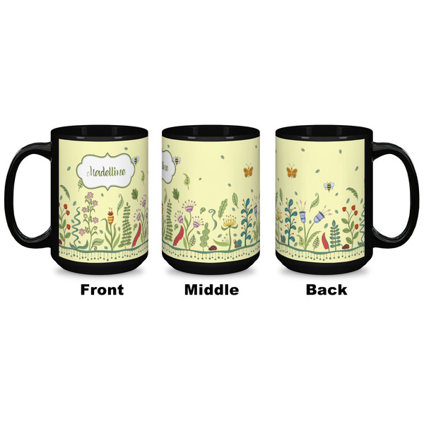 Nature Inspired Coffee Mug - 15 oz - Black APPROVAL