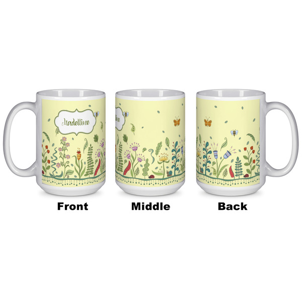 Nature Inspired Coffee Mug - 15 oz - White APPROVAL