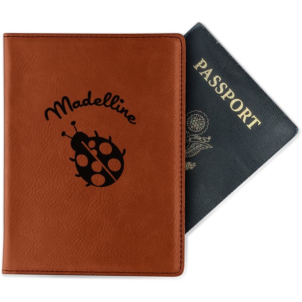 Custom Nature Inspired Passport Holder - Faux Leather (Personalized)