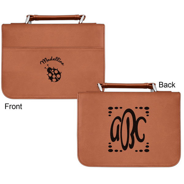 Nature Inspired Cognac Leatherette Bible Covers - Small Double Sided Apvl