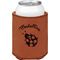 Nature Inspired Leatherette Can Sleeve - Double Sided (Personalized)
