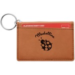 Nature Inspired Leatherette Keychain ID Holder - Single Sided (Personalized)