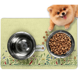 Nature Inspired Dog Food Mat - Small w/ Name or Text