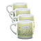 Nature Inspired Double Shot Espresso Mugs - Set of 4 Front