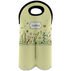 Nature Inspired Wine Tote Bag (2 Bottles) (Personalized)