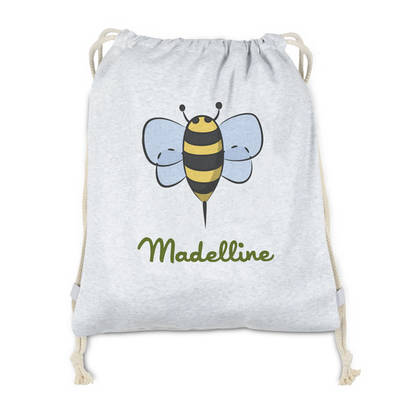Custom Nature Inspired Drawstring Backpack - Sweatshirt Fleece - Double Sided (Personalized)