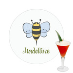 Nature Inspired Printed Drink Topper -  2.5" (Personalized)