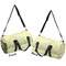 Nature Inspired Duffle bag large front and back sides