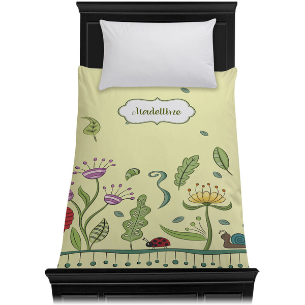Nature Inspired Duvet Cover - Twin XL - On Bed - No Prop