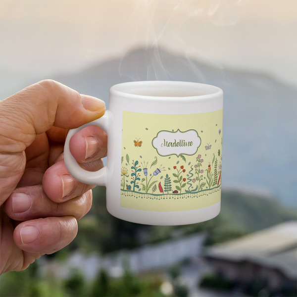 Custom Nature Inspired Single Shot Espresso Cup - Single (Personalized)