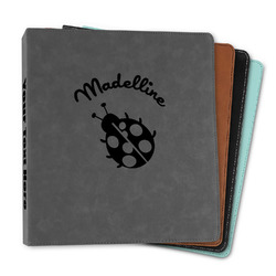 Nature Inspired Leather Binder - 1" (Personalized)