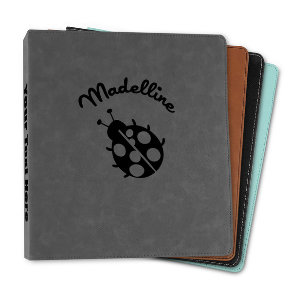 Custom Nature Inspired Leather Binder - 1" (Personalized)