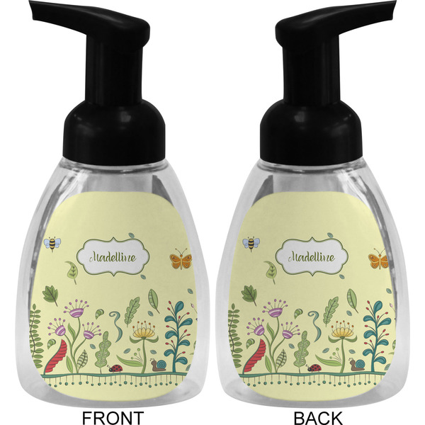 Nature & Flowers Foam Soap Bottle (Front & Back)