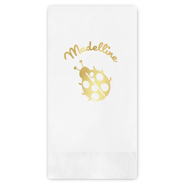 Custom Nature Inspired Guest Napkins - Foil Stamped (Personalized)