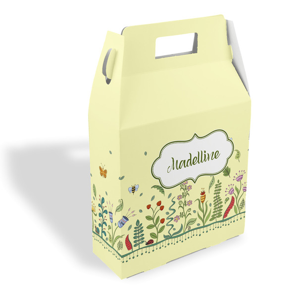 Custom Nature Inspired Gable Favor Box (Personalized)