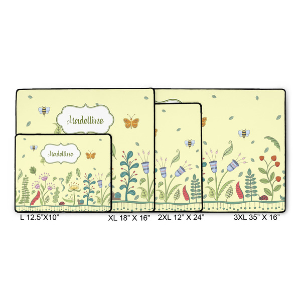 Nature Inspired Gaming Mats - SIZE CHART