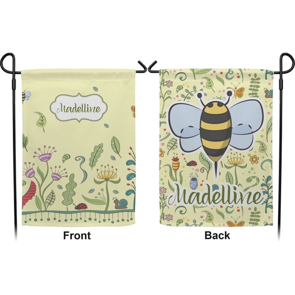 Nature Inspired Garden Flag - Double Sided Front and Back