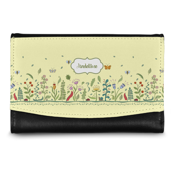 Custom Nature Inspired Genuine Leather Women's Wallet - Small (Personalized)