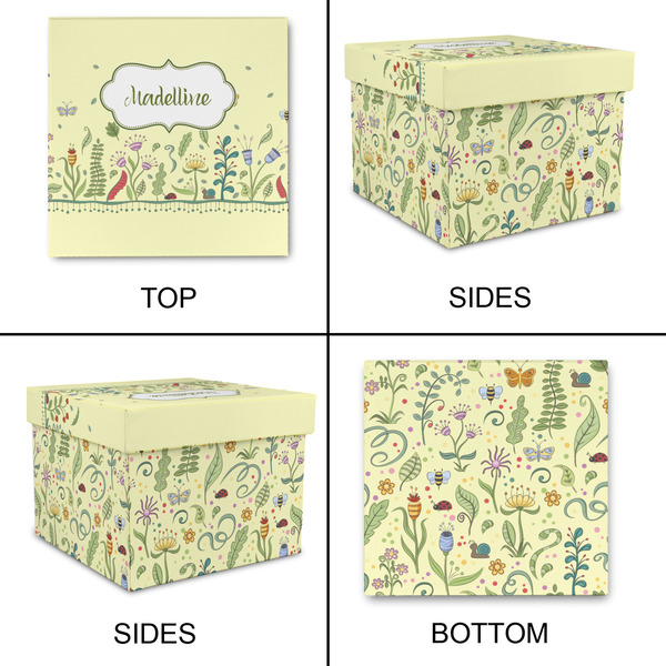 Nature Inspired Gift Boxes with Lid - Canvas Wrapped - Large - Approval