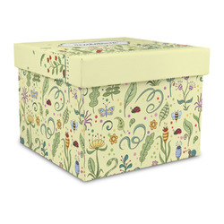 Nature Inspired Gift Box with Lid - Canvas Wrapped - Large (Personalized)