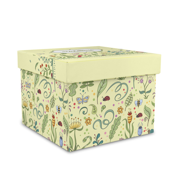 Custom Nature Inspired Gift Box with Lid - Canvas Wrapped - Medium (Personalized)