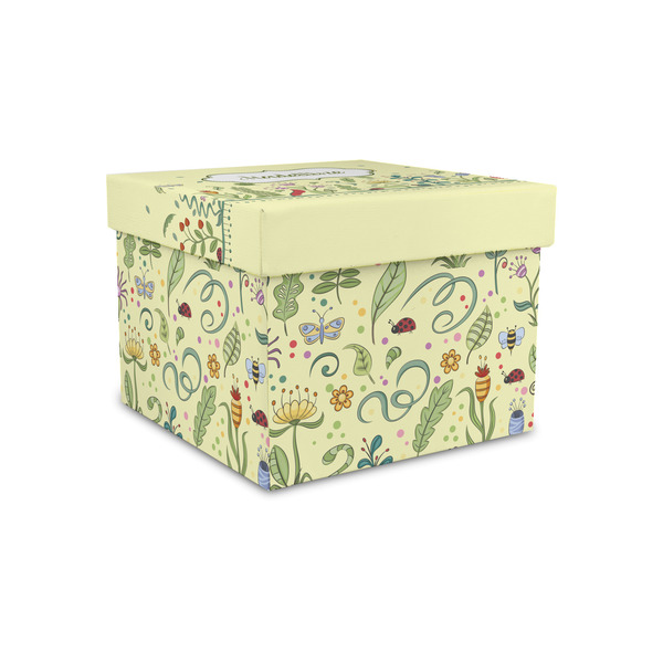 Custom Nature Inspired Gift Box with Lid - Canvas Wrapped - Small (Personalized)