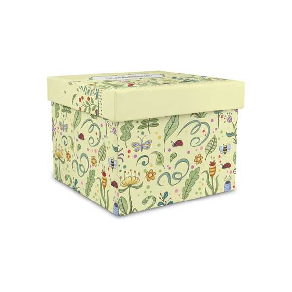 Nature Inspired Gift Boxes with Lid - Canvas Wrapped - Small - Front/Main