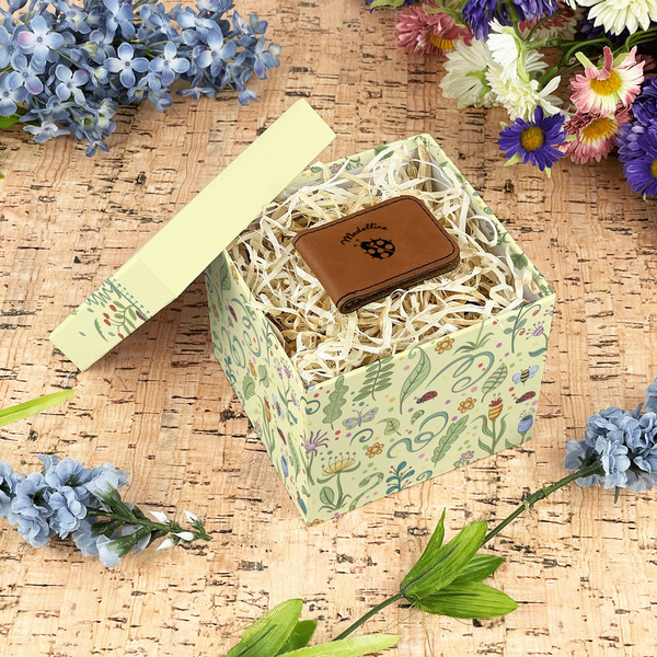 Nature Inspired Gift Boxes with Lid - Canvas Wrapped - Small - In Context