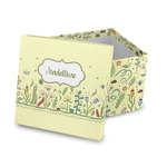 Nature Inspired Gift Box with Lid - Canvas Wrapped (Personalized)