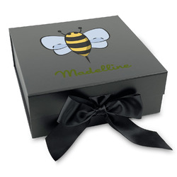 Nature Inspired Gift Box with Magnetic Lid - Black (Personalized)