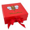 Nature Inspired Gift Boxes with Magnetic Lid - Red - Front