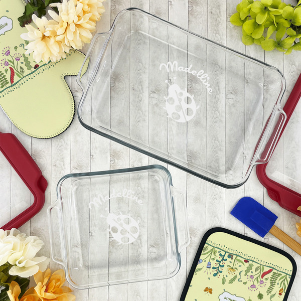 Nature Inspired Glass Baking Dish Set - LIFESTYLE