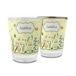 Nature Inspired Glass Shot Glass - 1.5 oz (Personalized)