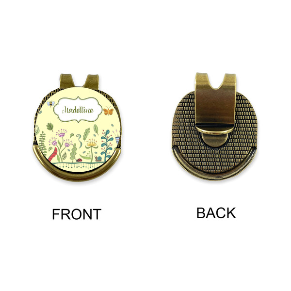 Nature Inspired Golf Ball Hat Clip Marker - Apvl - GOLD